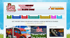 Desktop Screenshot of carrickcastles.ie